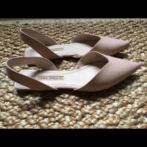 Zara Shoes - Zara Basic Flat Slingback Shoes